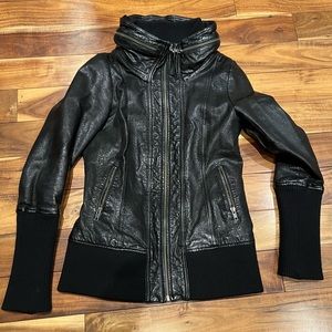 Black Mackage Malu Genuine Leather Jacket